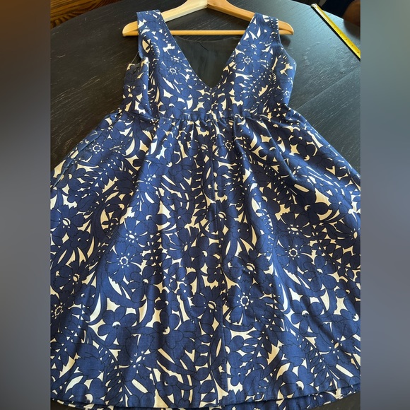 Zara Blue A-Line Dress - Picture 10 of 15